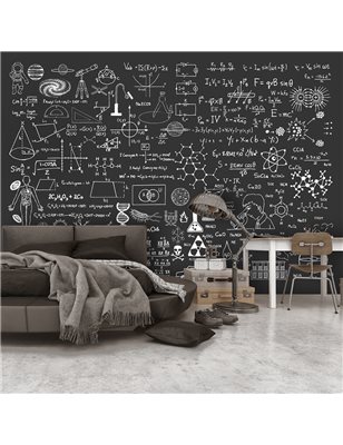 Fotomurale  Science on Chalkboard